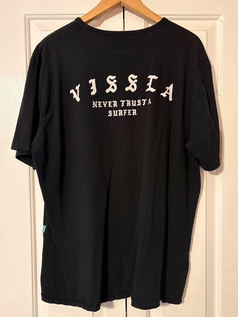 Vissla Black Logo Short Sleeve Tee - Men's Casual Shirt - XL - Picture 4 of 7